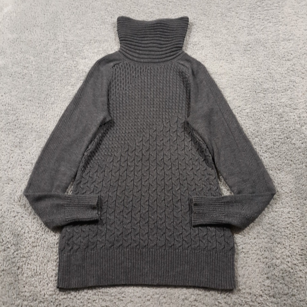 SmartWool Merino Wool Blend Knit Sweater Womens Size XS Gray Pullover